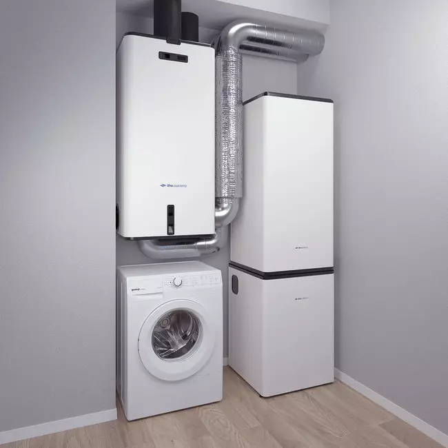 Itho Daalderop WTW unit HRU 300 V met vorstklep 300 m³/h
